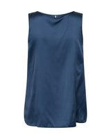 Mos Mosh Astrid Silk Tank Top Ensign Blue