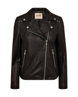 Mos Mosh Goha Stud Leather Jacket Black