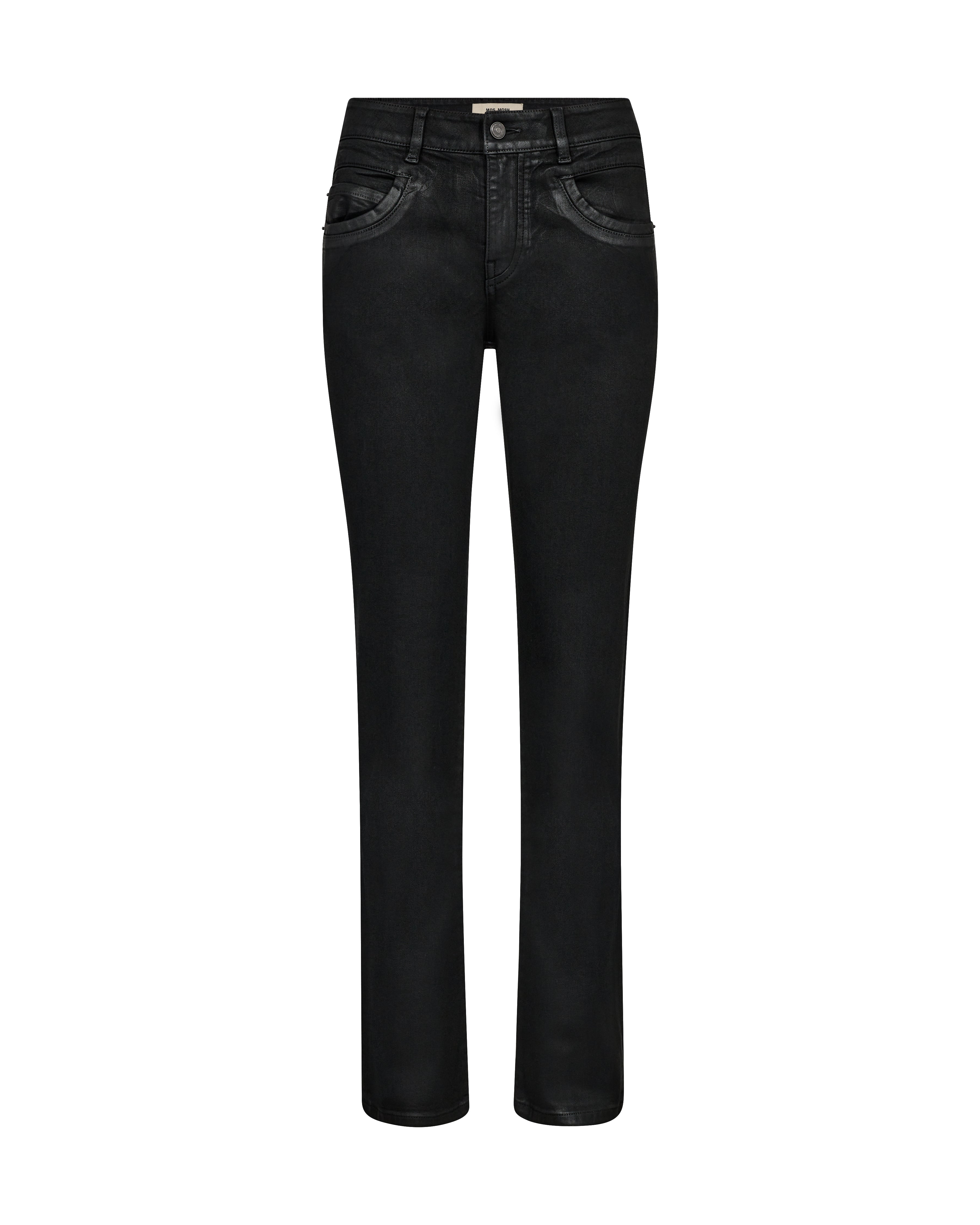 Mos Mosh Carla Naomi Coated Pants Black
