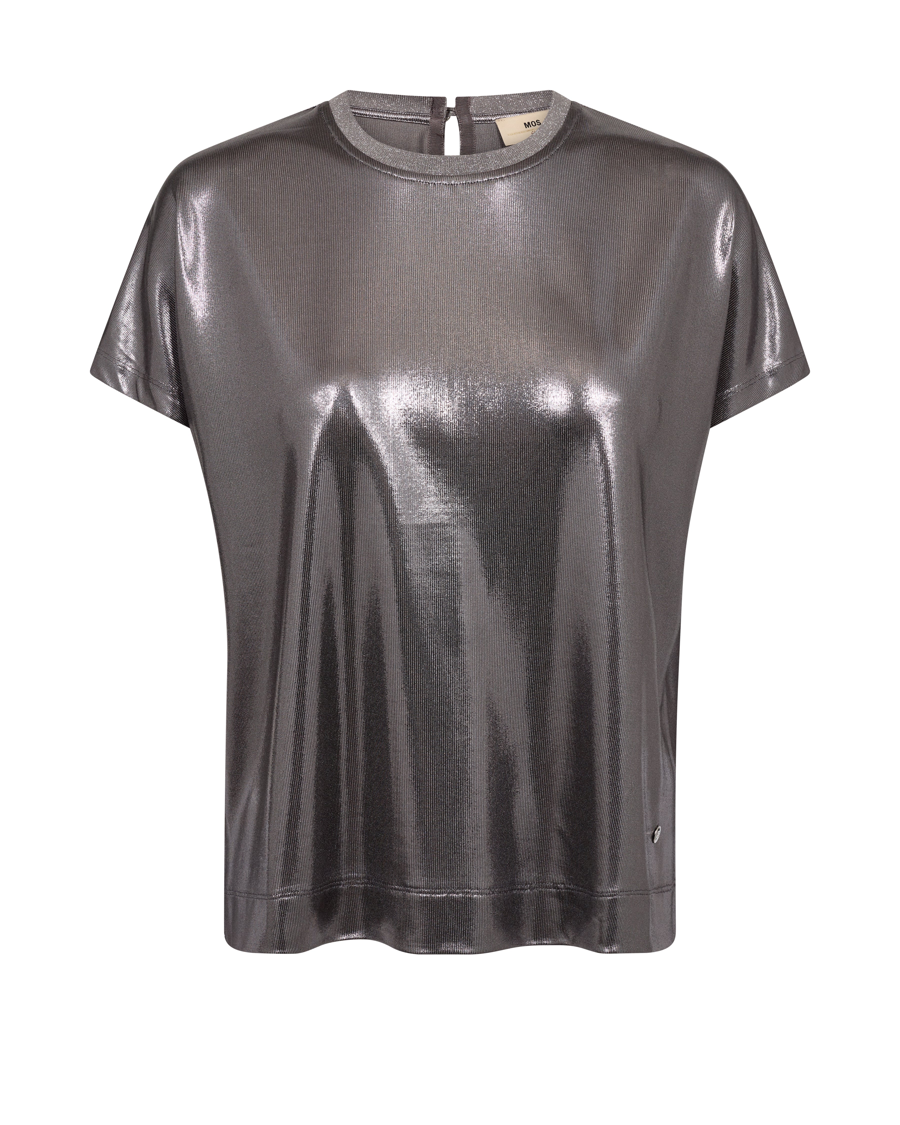 Mos Mosh Nivola O-Neck Metallic Tee Mockingbird