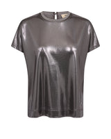 Mos Mosh Nivola O-Neck Metallic Tee Mockingbird