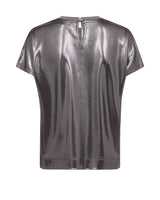 Mos Mosh Nivola O-Neck Metallic Tee Mockingbird