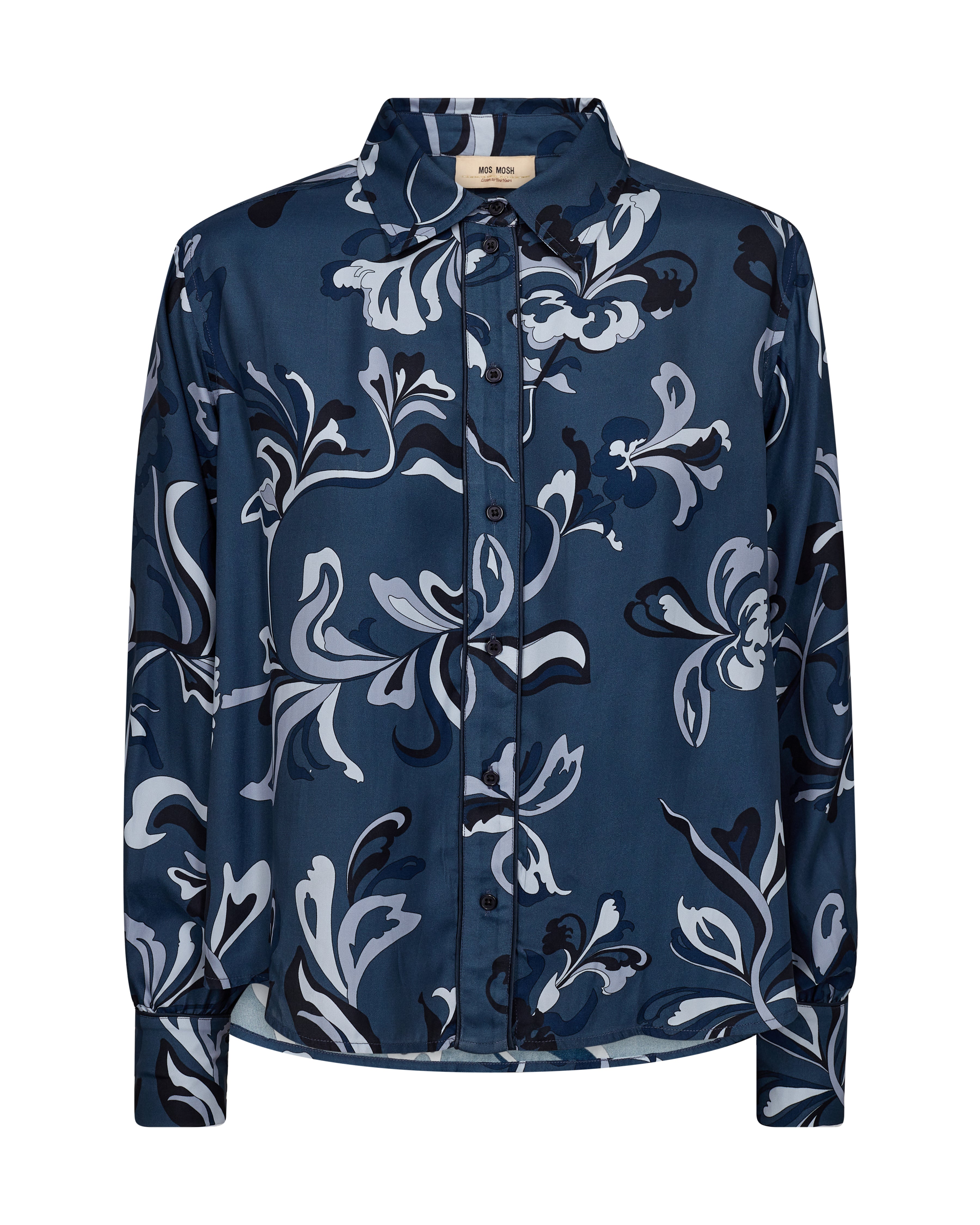 Mos Mosh Abina Serve Shirt Ensign Blue
