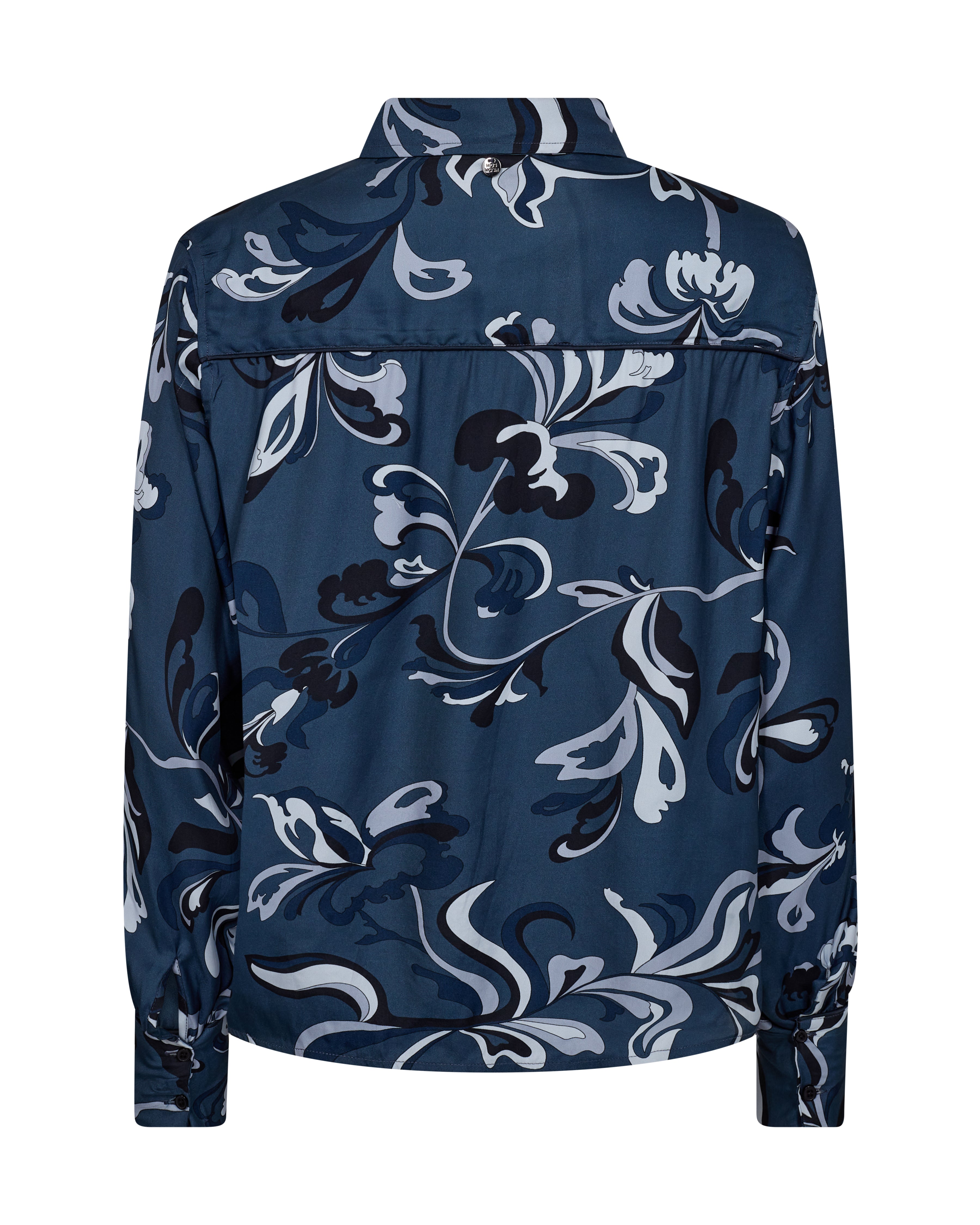 Mos Mosh Abina Serve Shirt Ensign Blue
