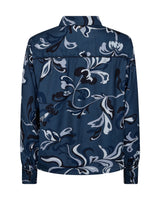 Mos Mosh Abina Serve Shirt Ensign Blue
