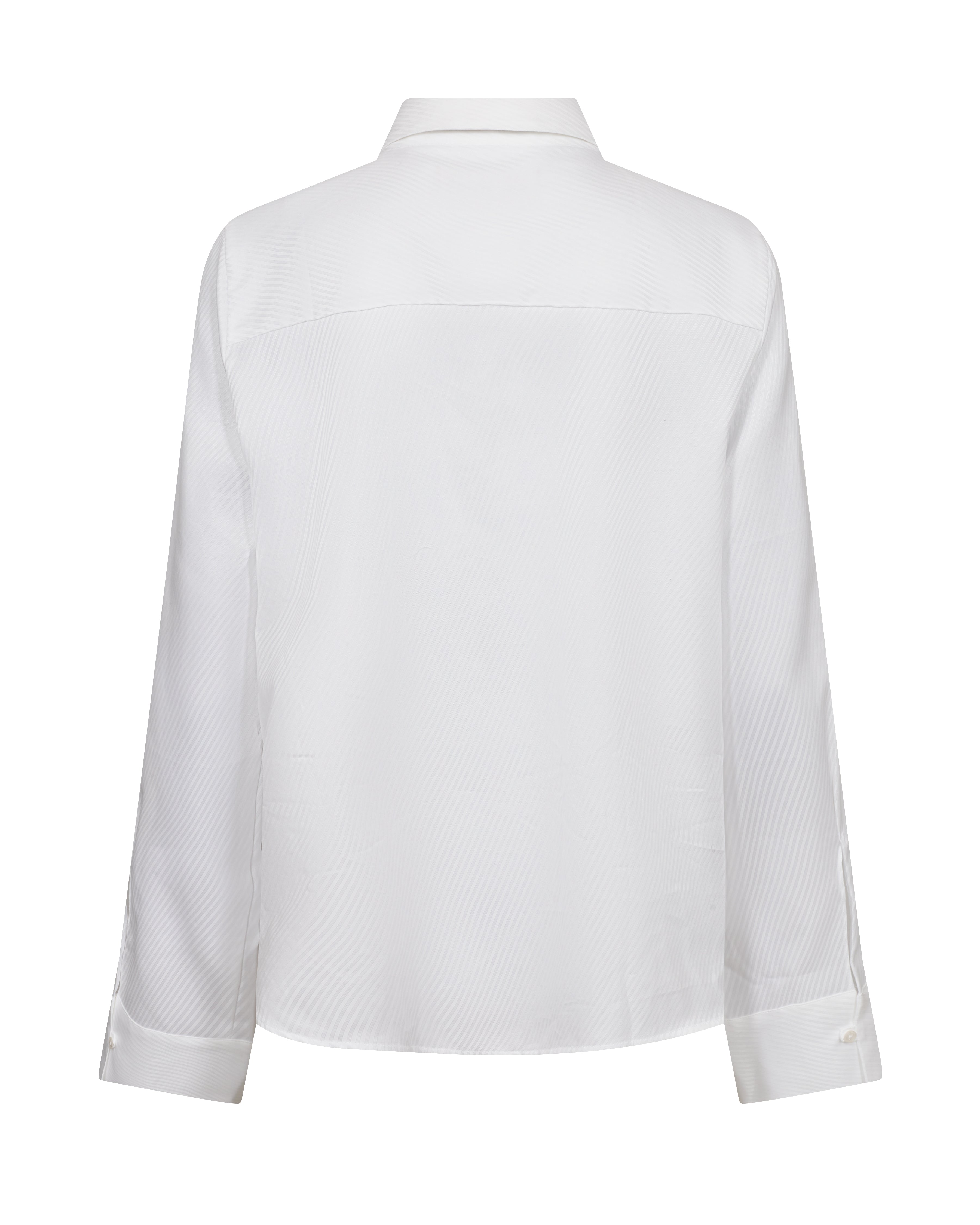 Mos Mosh Ayen Stripe Shirt White