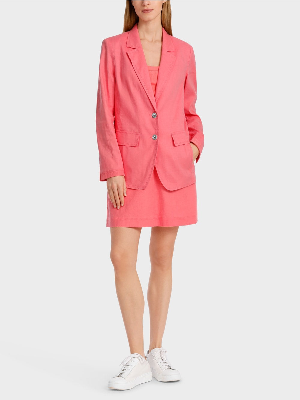 Marc Cain Sports Blazer with a Creased Look WS34.12W03 Light Neon Red