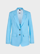 Marc Cain Sports Blazer with a Creased Look WS34.12W03 Light Turquoise