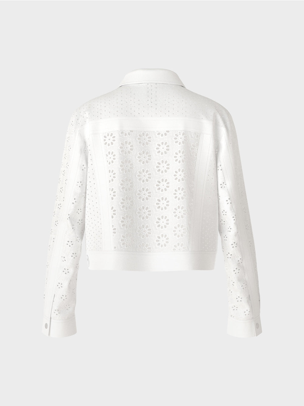 Marc Cain Sports Jacket with Eyelet Embroidery WS31.29W35 White