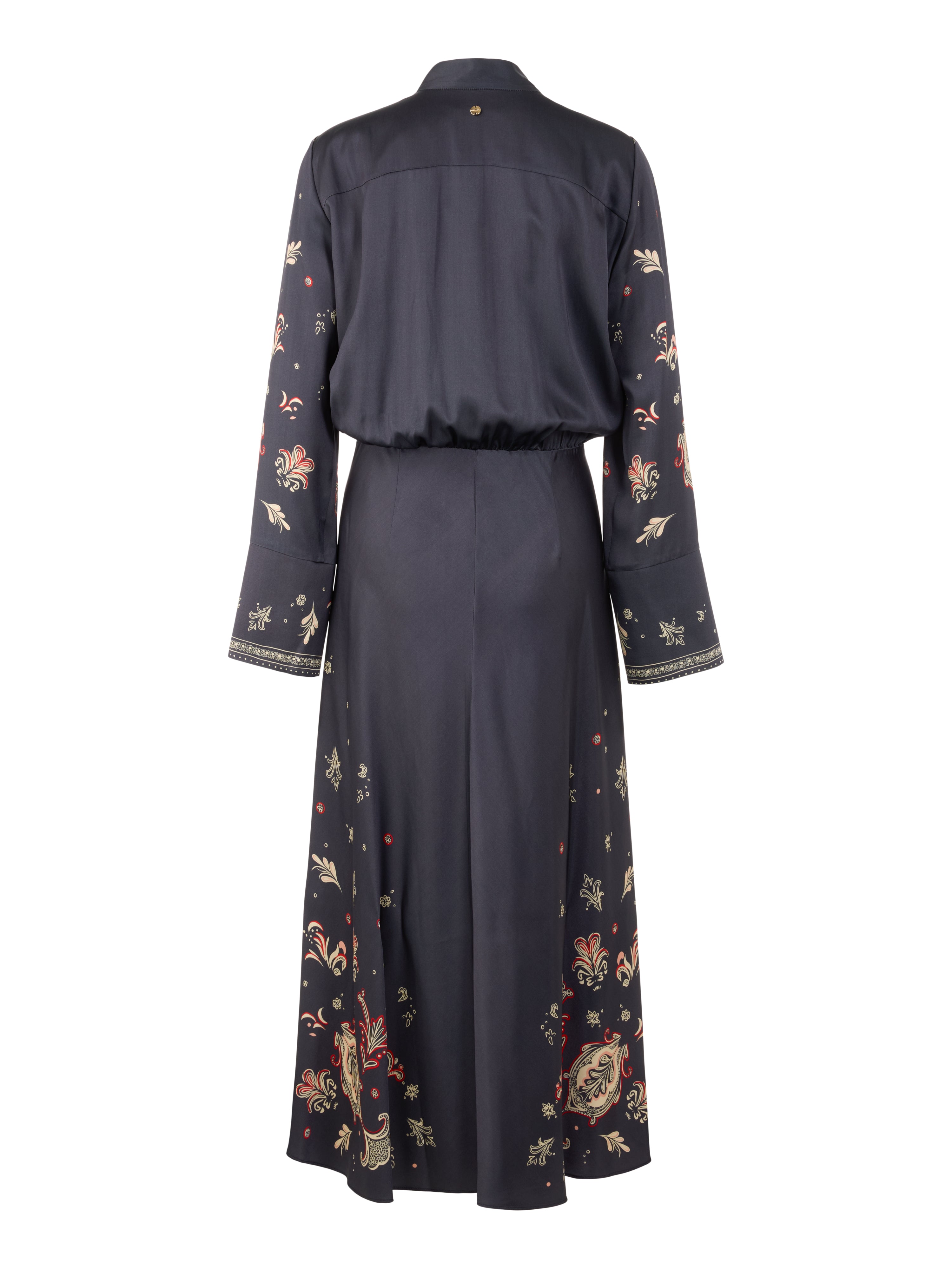 Marc Cain Collections Long Dress with Paisley Print Periscope AC21.14W06