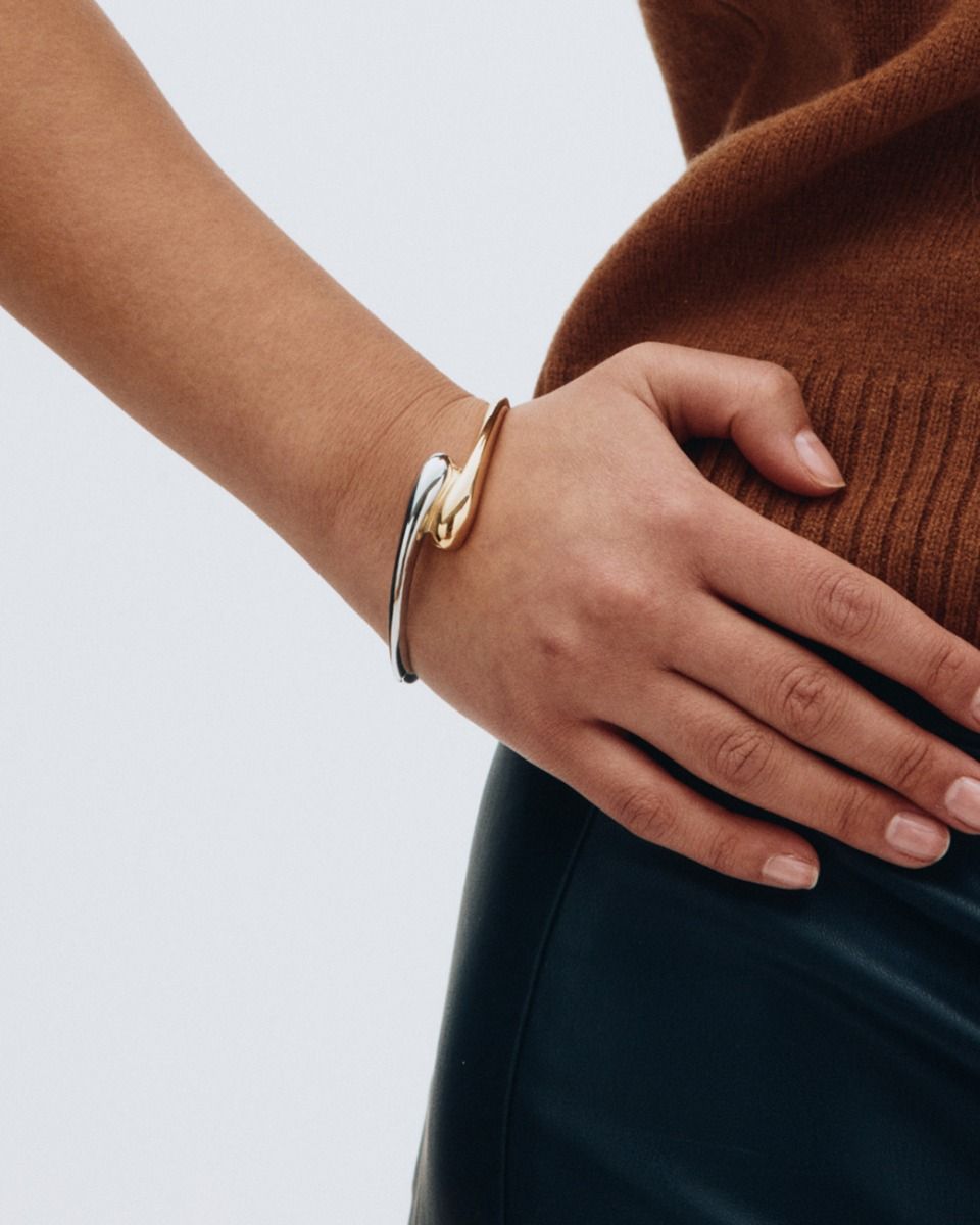 EDBLAD Harmony Bangle Gold & Steel