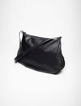SARAH PACINI Pebbled Leather Tote Bag Black