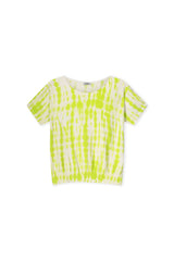 KYRA Annelles Short Sleeve Sweater Cyber Lime