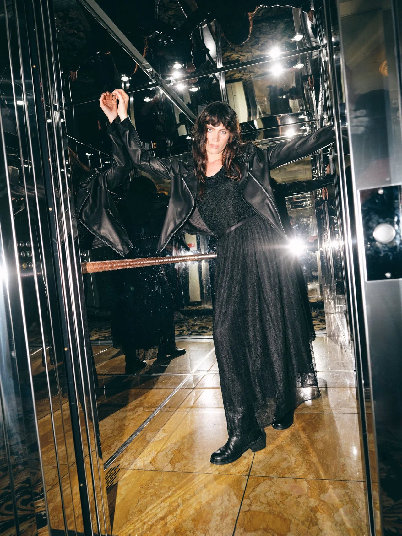 Mos Mosh Salinta Lace Skirt Black