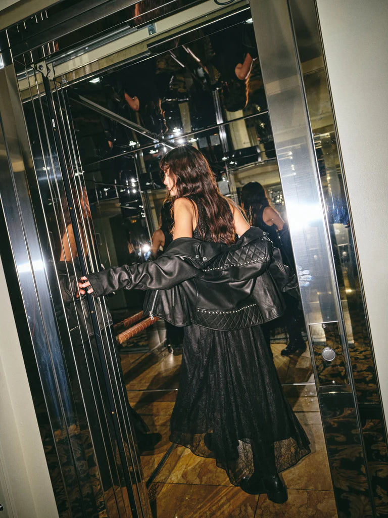 Mos Mosh Salinta Lace Skirt Black