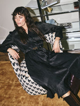 Mos Mosh Raya Monogram Dress Black