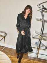 Mos Mosh Raya Monogram Dress Black