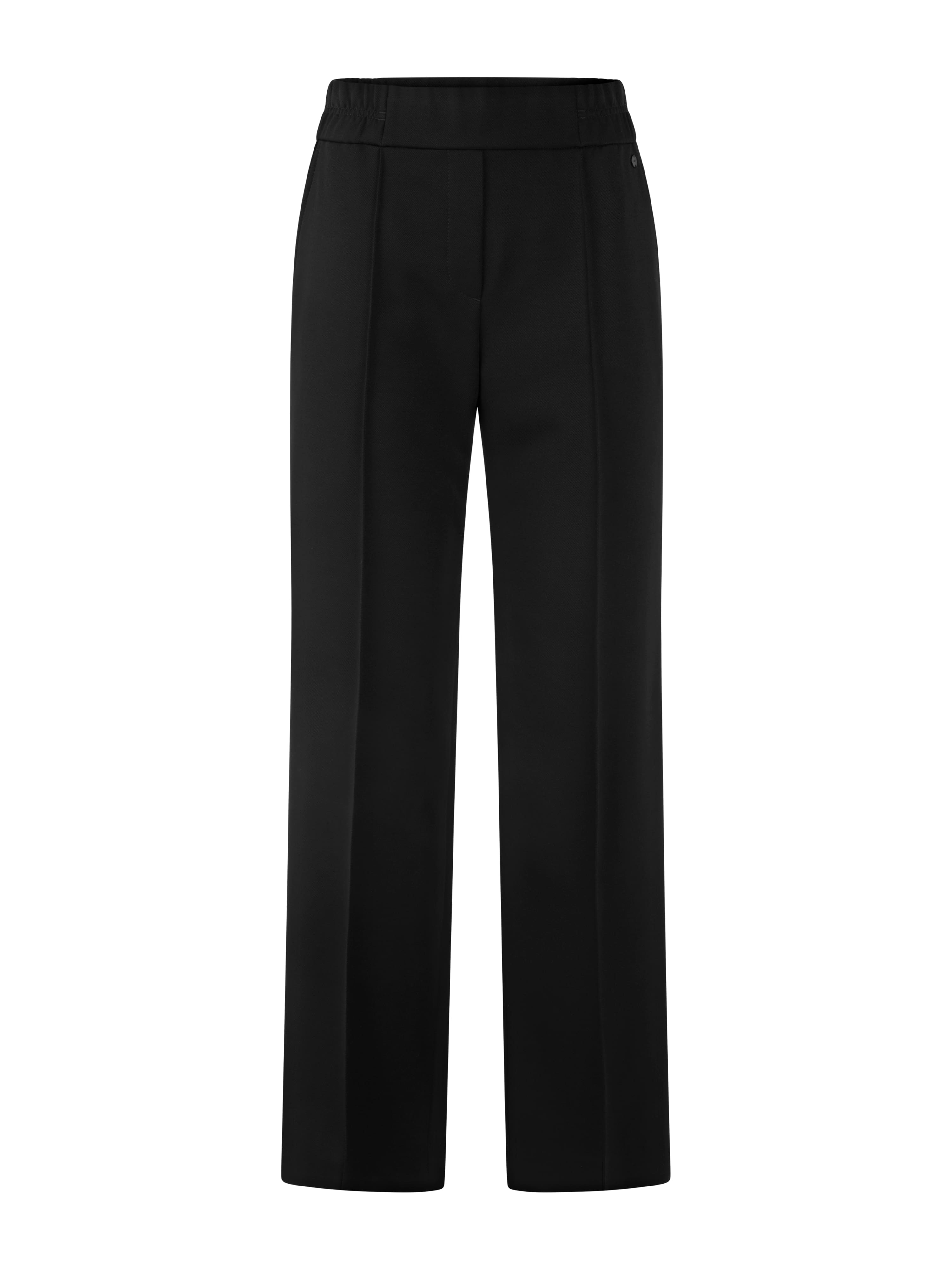 Marc Cain Collections Washington Wide Fit Pull on Trousers Black AC81.41W77