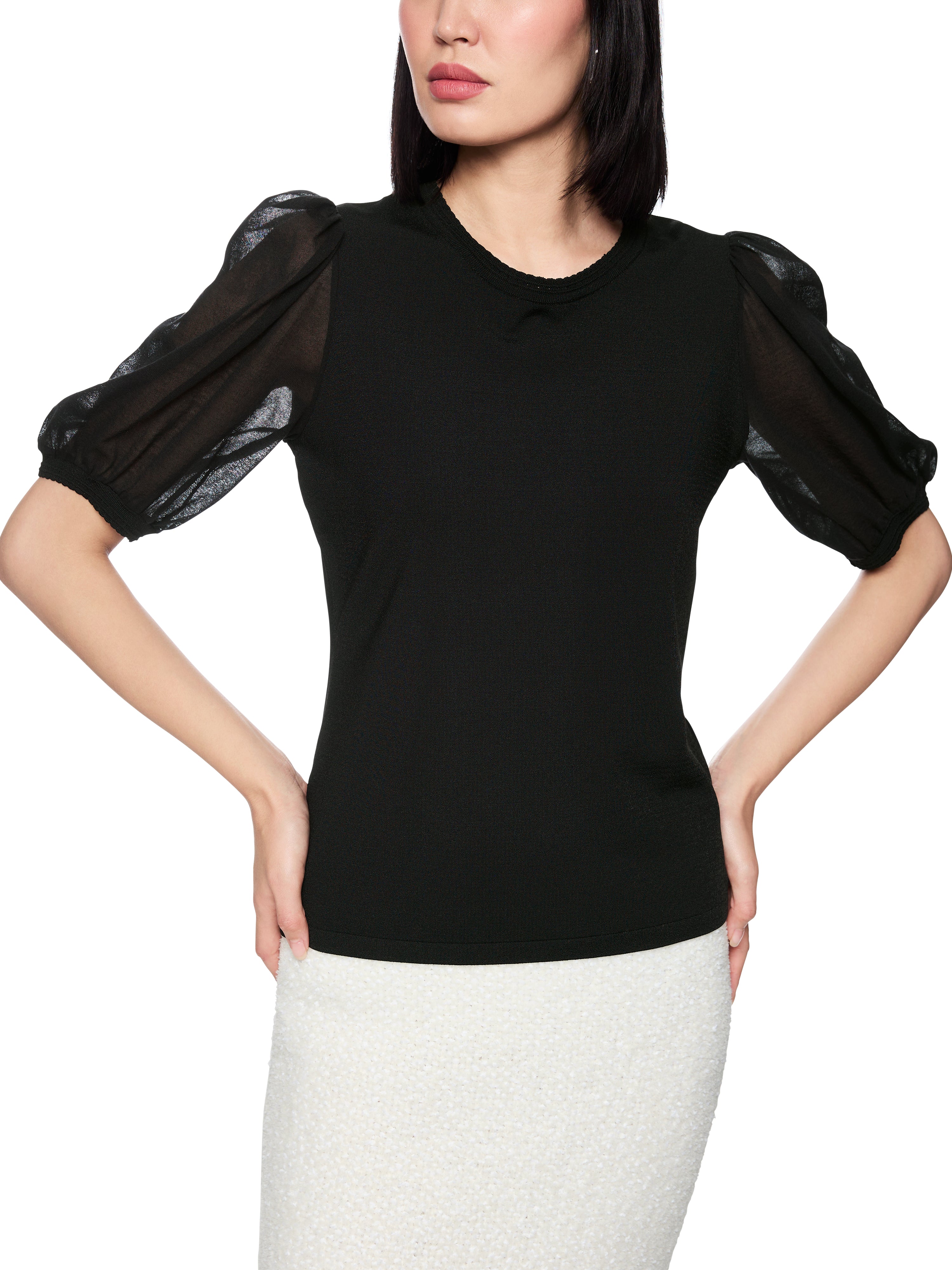 Marc Cain Collections Knitted in Germany Half Sleeve Jumper AC41.33M14