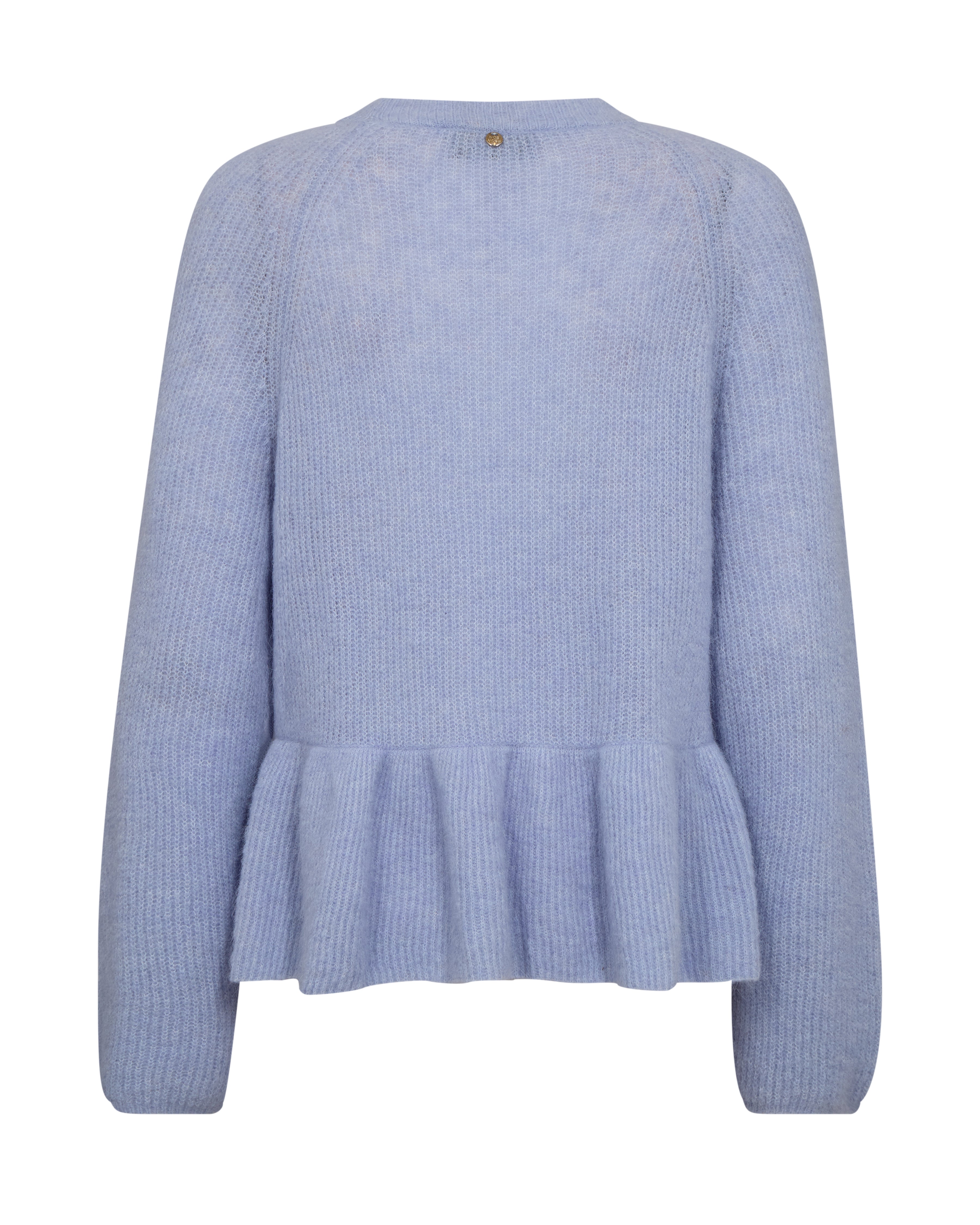 Mos Mosh Thora O-Neck Frill Sweater Eventide