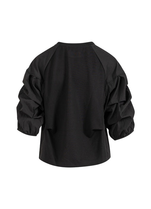 Coster Copenhagen Blouse with Puffy Sleeves Black