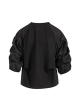 Coster Copenhagen Blouse with Puffy Sleeves Black