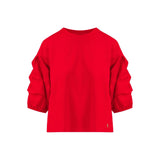 Coster Copenhagen Blouse with Puffy Sleeves Red