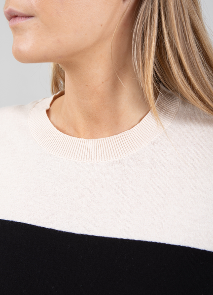 Coster Copenhagen Cashmere Knit with Short Sleeves in Pointelle