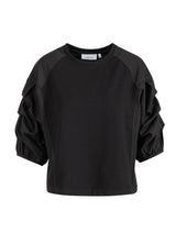 Coster Copenhagen Blouse with Puffy Sleeves Black