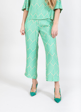 Coster Copenhagen Cropped Pants in Graphic Print