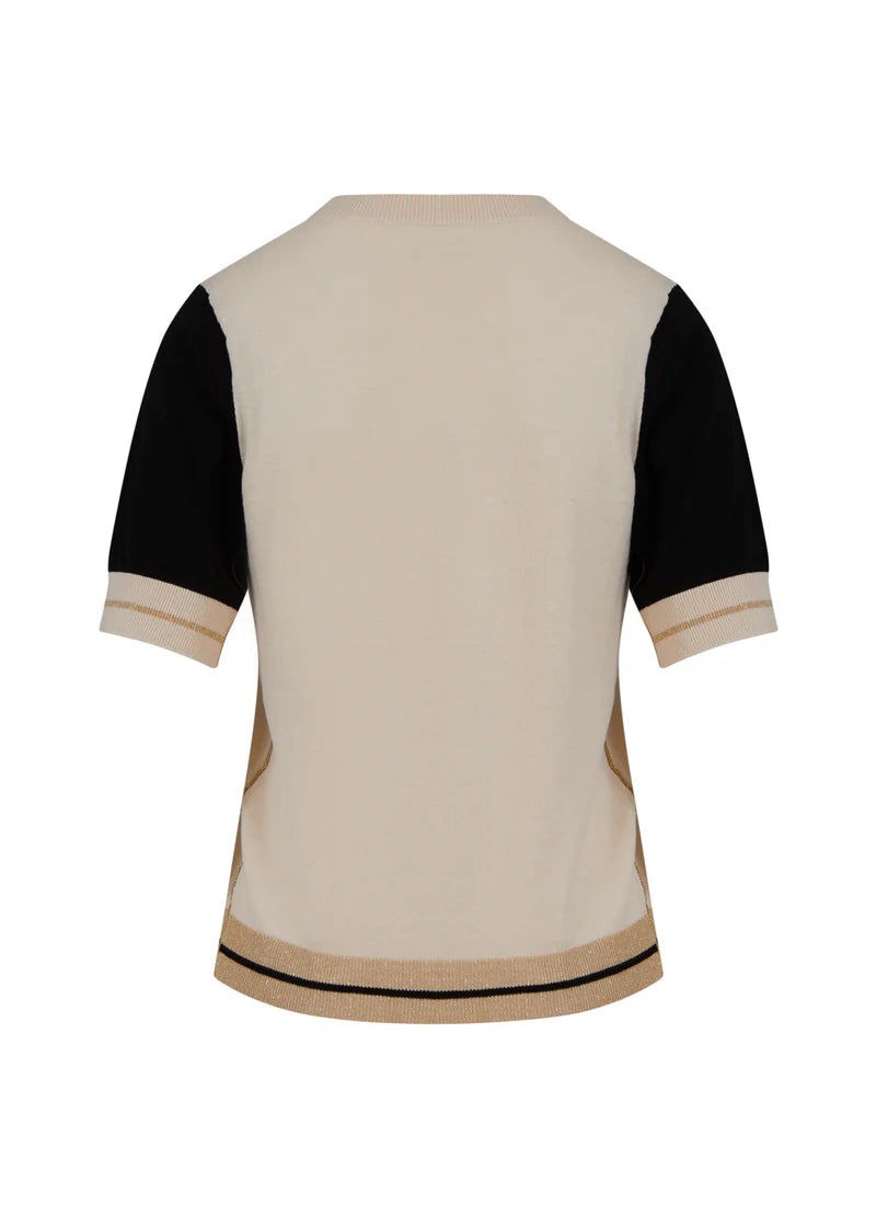 Coster Copenhagen Cashmere Knit with Short Sleeves in Pointelle