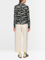 Marc Cain Sports Blazer with Animal Print AS34.08J03