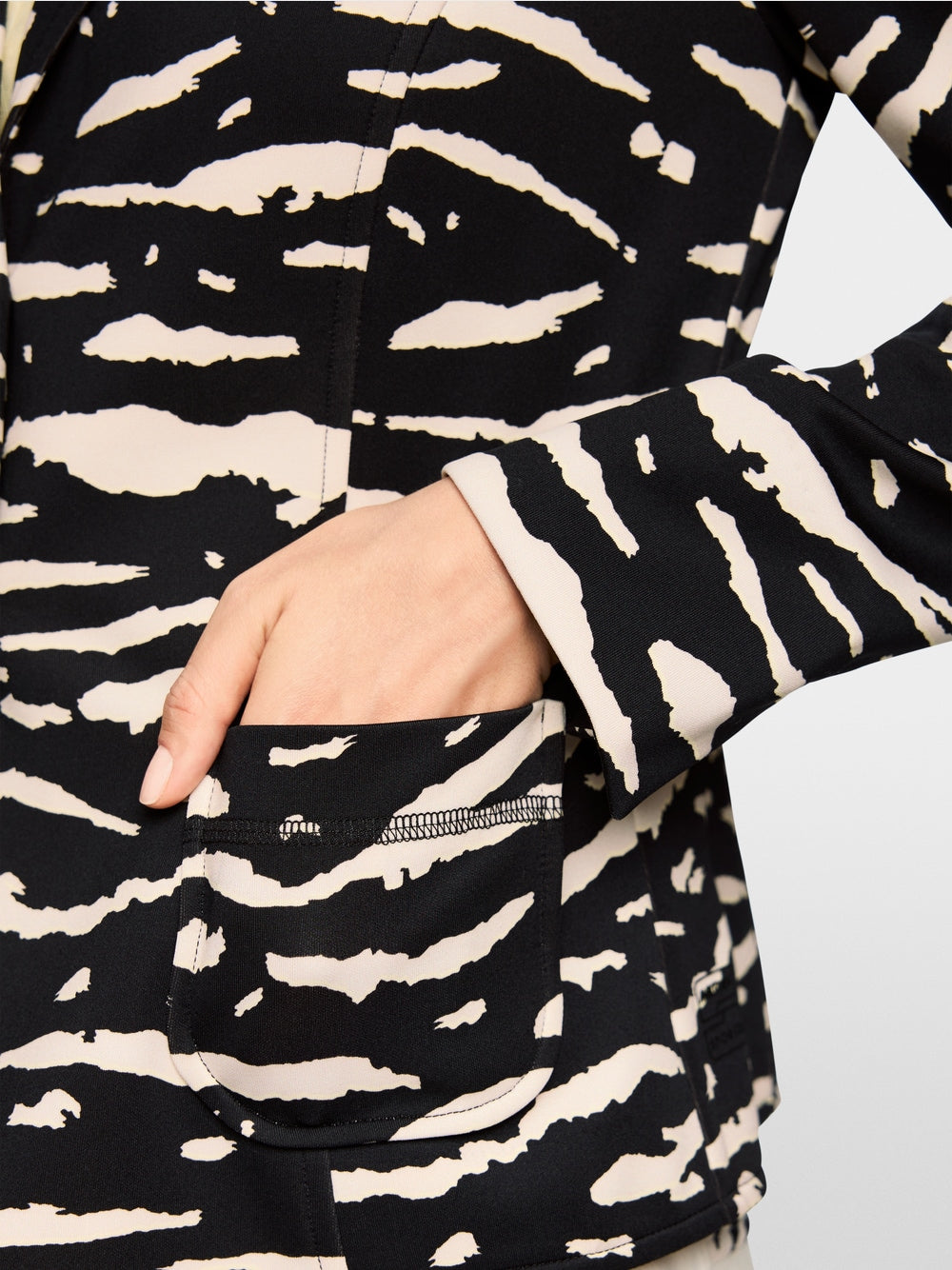 Marc Cain Sports Blazer with Animal Print AS34.08J03