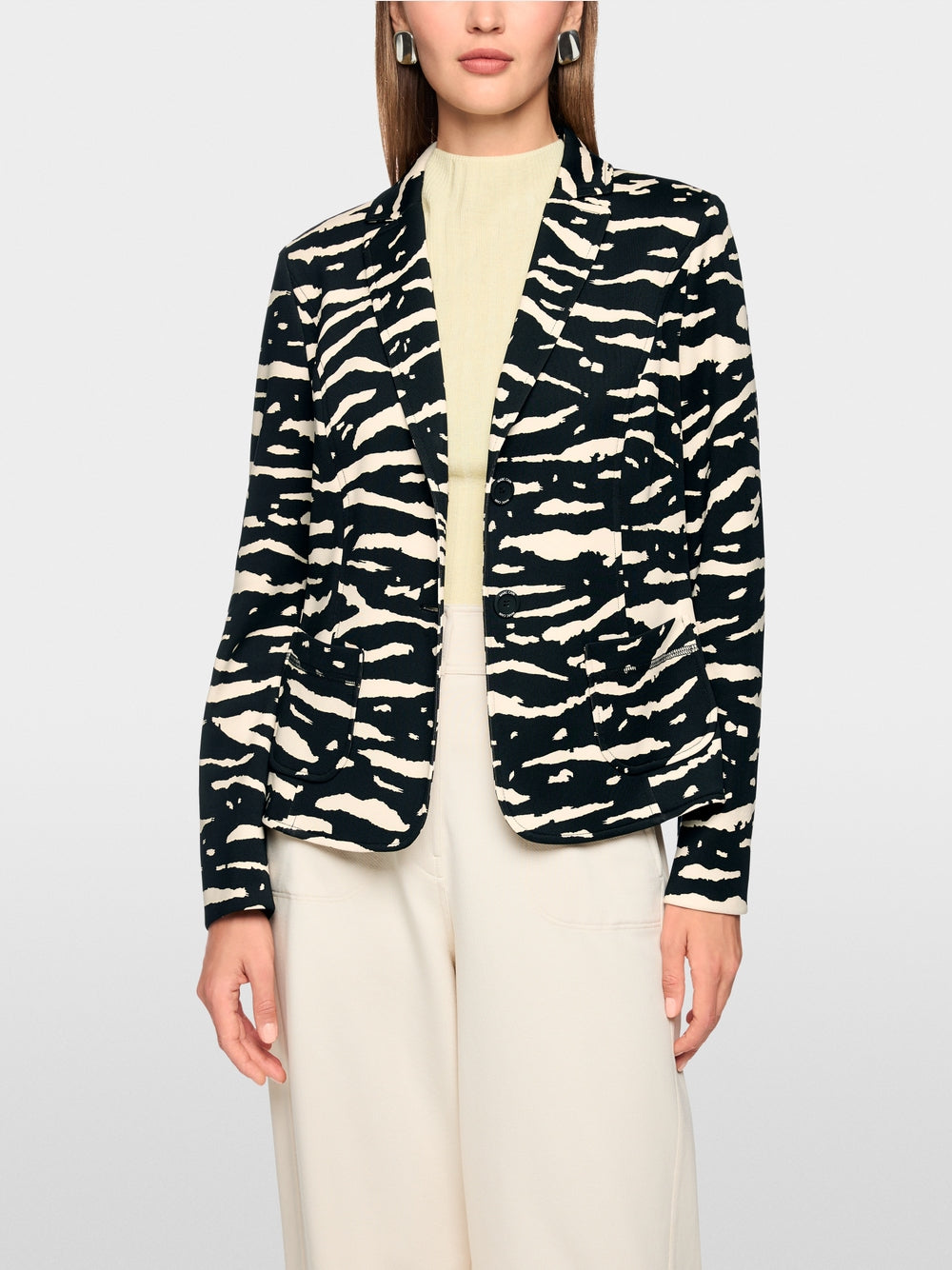 Marc Cain Sports Blazer with Animal Print AS34.08J03