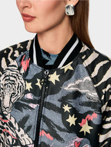 Marc Cain Sports Blouson Jacket with Comic Print AS31.13W23
