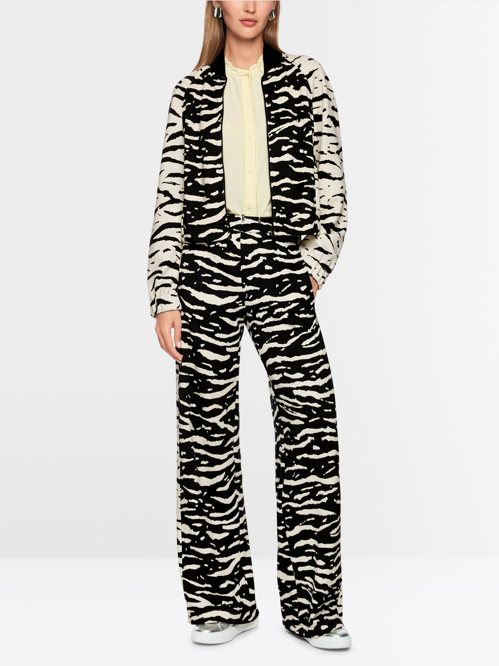 Marc Cain Sports Blouson Jacket with Animal Print AS31.04J03