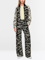 Marc Cain Sports Blouson Jacket with Animal Print AS31.04J03
