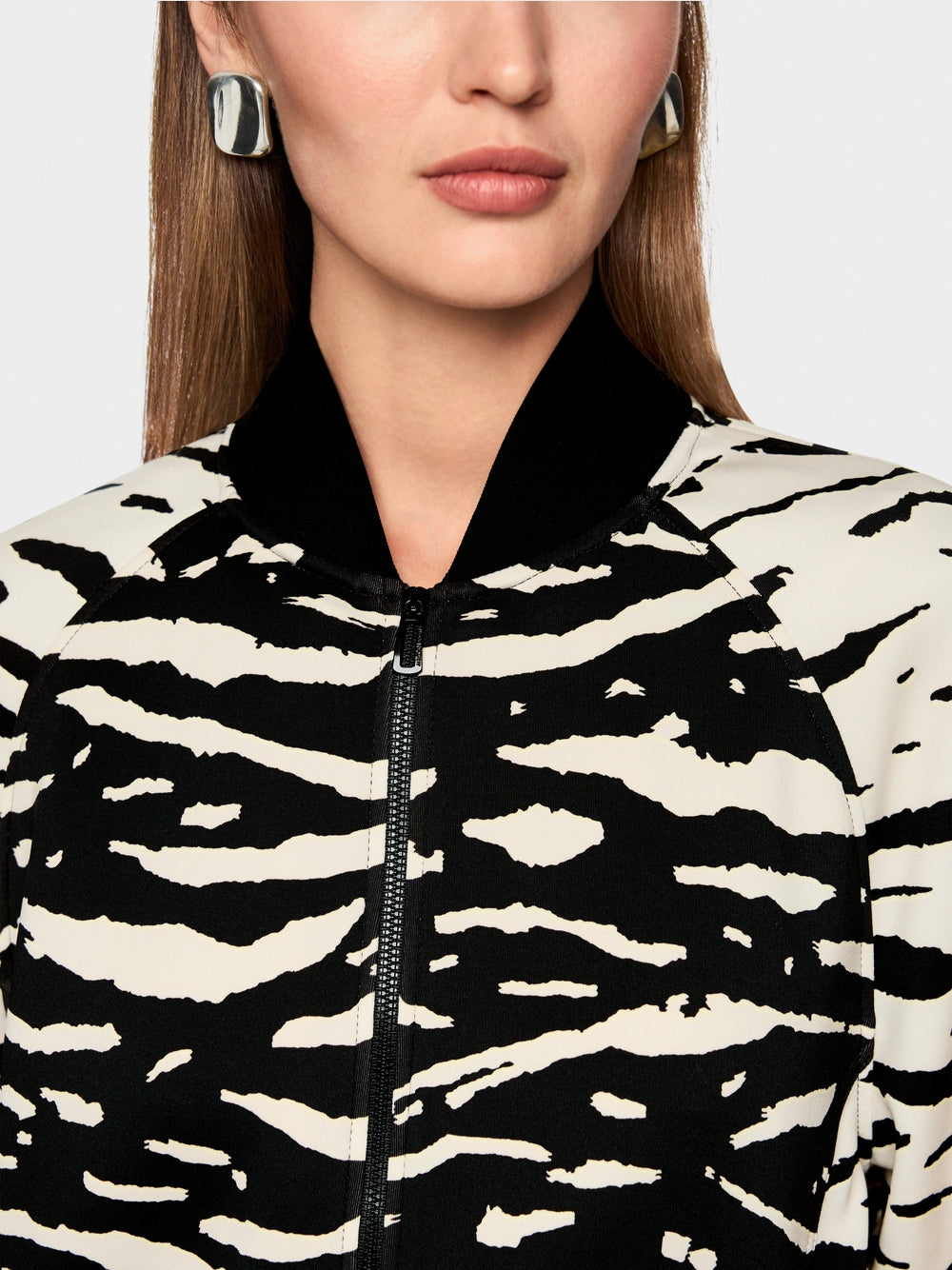 Marc Cain Sports Blouson Jacket with Animal Print AS31.04J03
