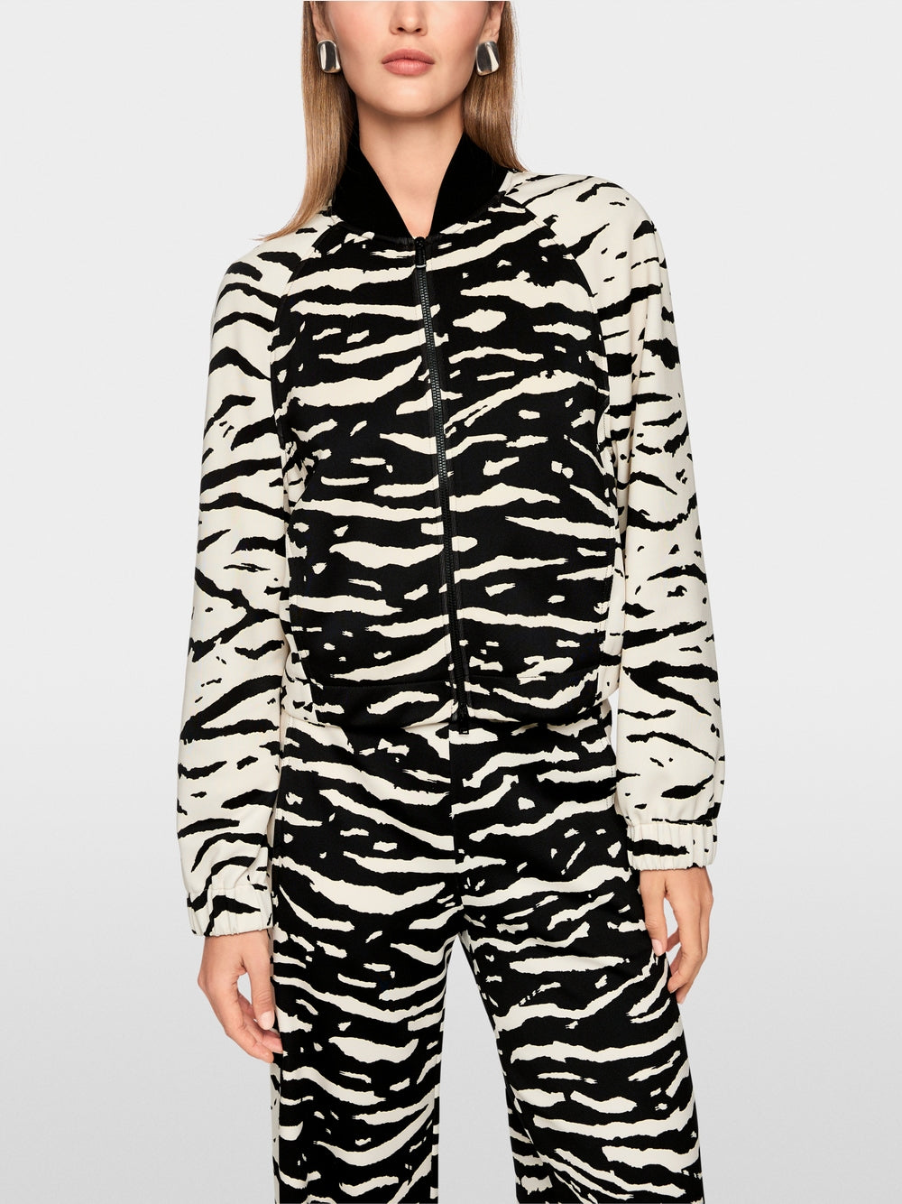 Marc Cain Sports Blouson Jacket with Animal Print AS31.04J03
