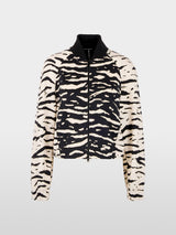 Marc Cain Sports Blouson Jacket with Animal Print AS31.04J03