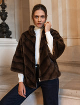 FROCKS Faux Fur Choc