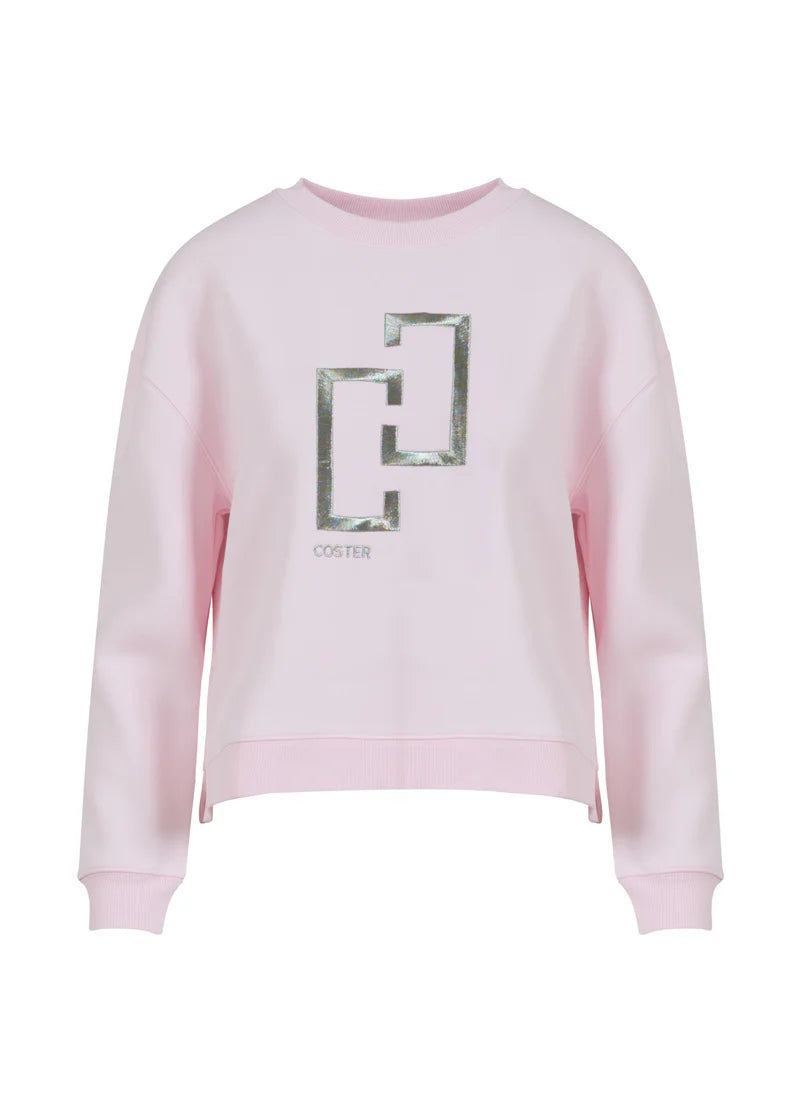 Coster Copenhagen Logo Sweatshirt Powder Rose