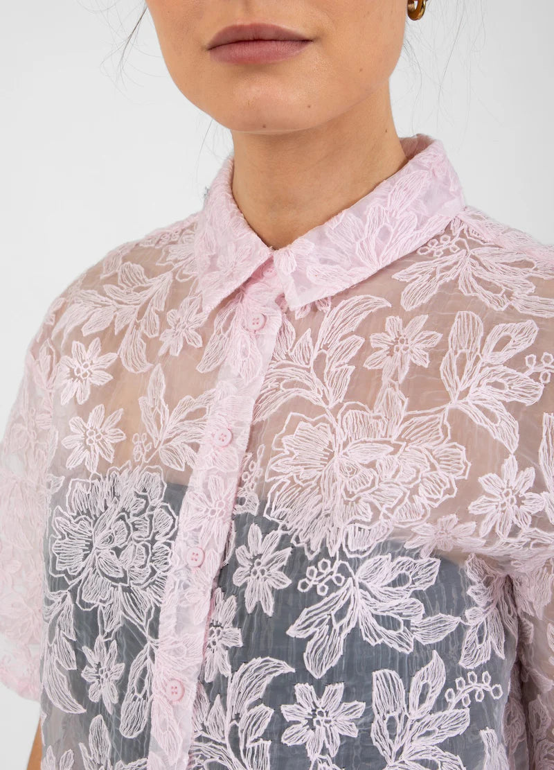 Coster Copenhagen Shirt with Lace Powder Rose