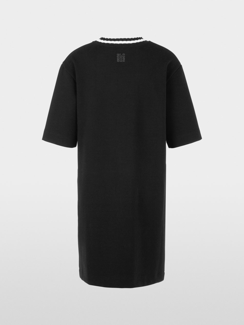 Marc Cain Sports 60s-inspired Mini Dress In Stretch Black