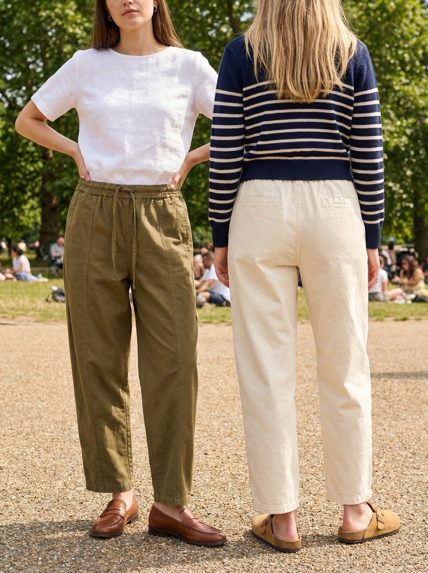 FROCKS Sarah Barrel Pants Salute Navy