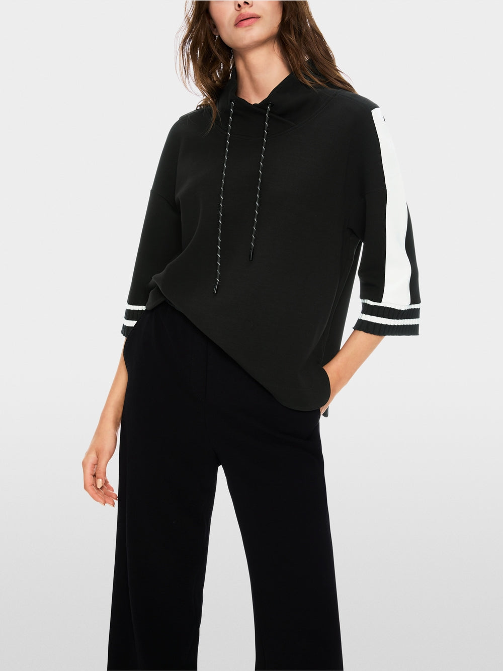 Marc Cain Sports Oversized Sweatshirt Black