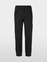 Marc Cain Sports REWARI Trousers in aviator style Black