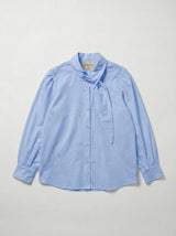FROCKS Laura Tie Shirt Cashmere Blue