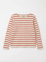 FROCKS Freya Stripe Tee Salute Red