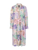 Marc Cain Collections MIDI Print Dress Pink Tulle AC21.20W19